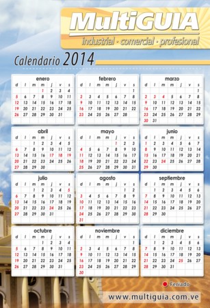 Calendario 2012